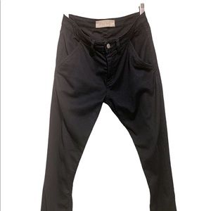 IRO Relaxed Fit Cropped Jean Navy